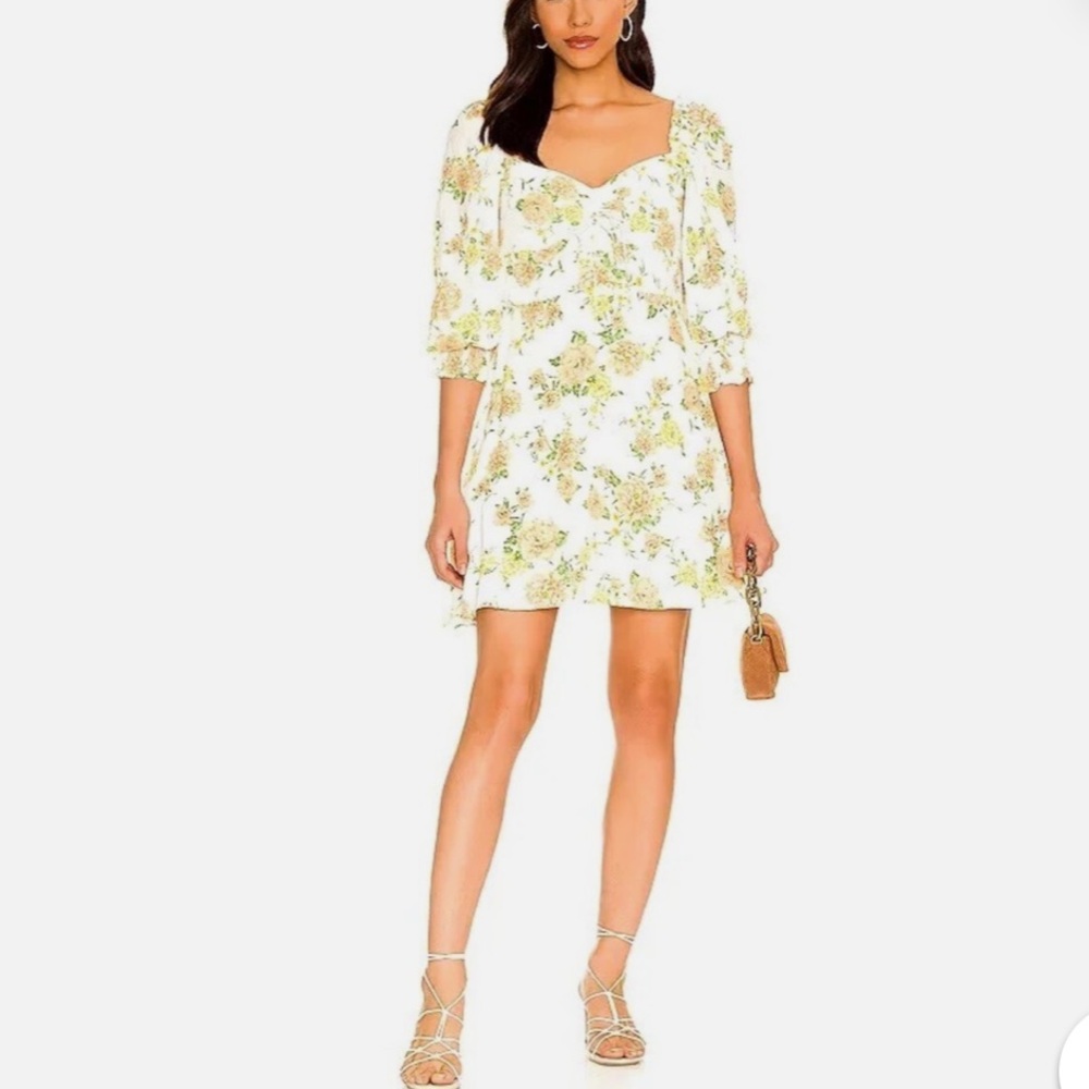 Faithfull the Brand Arianne Mini Dress - size 4 NWT